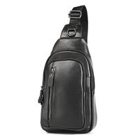 6027 mannen Cross Body Tas casual multifunctionele schouder taille tas (zwart)