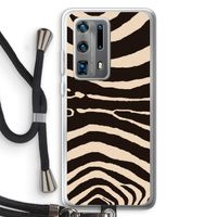 Arizona Zebra: Huawei P40 Pro Plus Transparant Hoesje met koord