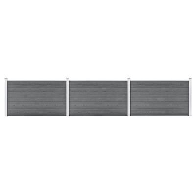 Schutting 526x106 cm HKC grijs