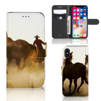 Apple iPhone X | Xs | Telefoonhoesje | Met pasjeshouder | Design Cowboy