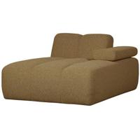 WOOOD chaise longue element rechts Mojo - Bouclé - Geel -74x162x122cm