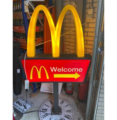 McDonald's Drive -Thru Originele Vintage Lichtbak