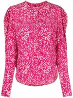 ISABEL MARANT blouse en soie à fleurs - Rose