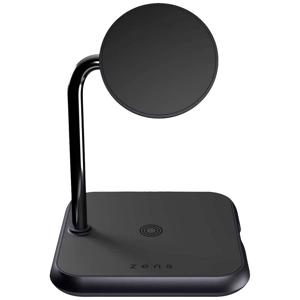 ZENS Aluminium Series 3 in 1 Magnetic Wireless Charger ZEDC19B/00 Inductielader Uitgangen Qi-standaard, USB-C Zwart