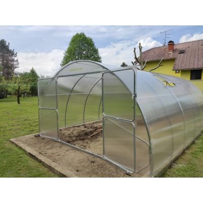 Tunnelkas Polycarbonaat 4 x 4 Meter