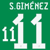 S. Giménez 11 (Officiële Mexico Bedrukking 2022-2023)