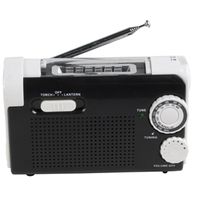 HQ TORCH-EMC-01 radio Draagbaar Analoog Zwart, Wit - thumbnail