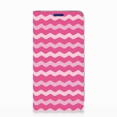 Samsung Galaxy S10e | Hoesje met Magneet | Waves Pink