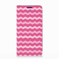 Samsung Galaxy S10e | Hoesje met Magneet | Waves Pink