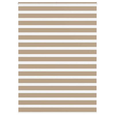 Zebra Blind 160x200 cm stofbreedte 155,9 cm polyester zandbruin