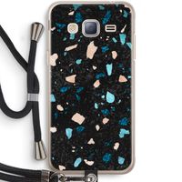 Terrazzo N°11: Samsung Galaxy J3 (2016) Transparant Hoesje met koord