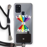 Het Leven Is Mooi: Samsung Galaxy A21s Transparant Hoesje met koord