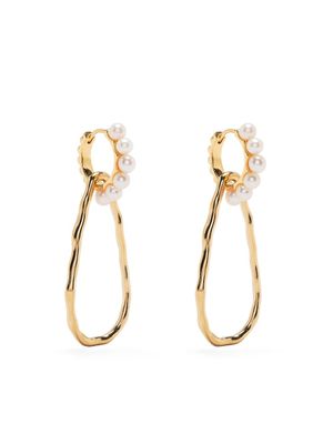 DOWER AND HALL boucles d'oreilles à perles