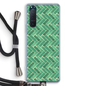 Moroccan tiles 2: Sony Xperia 5 II Transparant Hoesje met koord