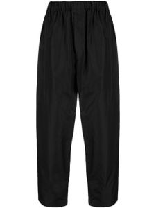 LEMAIRE pantalon en soie à coupe ample - Noir