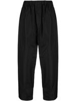 LEMAIRE pantalon en soie à coupe ample - Noir