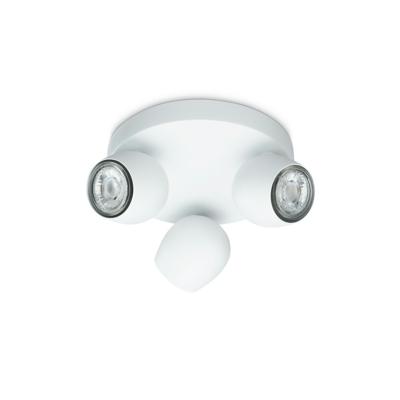 Prolight Bola - Opbouwspot - LED - GU10 - Wit - 3 lichtpunten