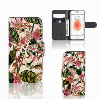 Apple iPhone 5 | 5s | SE Hoesje Flowers - thumbnail