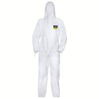 uvex 8849714 - uvex Disposable coveralls wit 3XL Maat: 3XL Wit