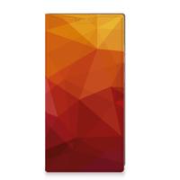 Stand Case voor Samsung Galaxy S24 Ultra Polygon Red - thumbnail