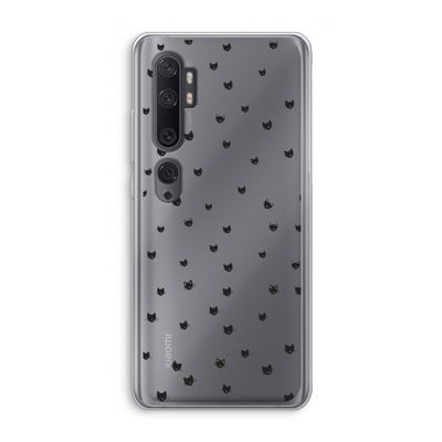Kleine kattenkopjes: Xiaomi Mi Note 10 Pro Transparant Hoesje