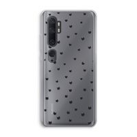 Kleine kattenkopjes: Xiaomi Mi Note 10 Pro Transparant Hoesje