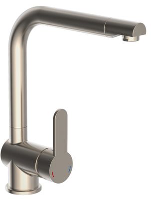 Schutte RIO ééngreepsmengkraan keuken met hoge uitloop | roestvrij staal look
 79826