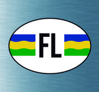 Autostickers vlag Flevoland
