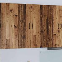 Keukenkast aan de muur Oud Hout 80 x 31 x 100 cm Bewerkt hout