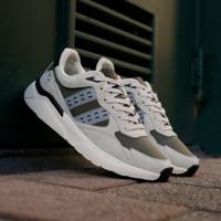 Heren Sneaker Kampen | Beige/Legergroen/Zwart