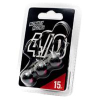 Monkey Lures Monkey Hooks Black 3st. 4/0 7 gr