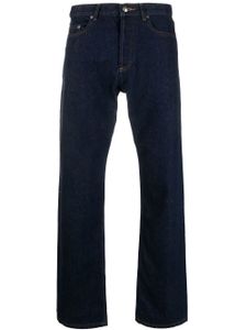 A.P.C. jean droit à taille mi-haute - Bleu