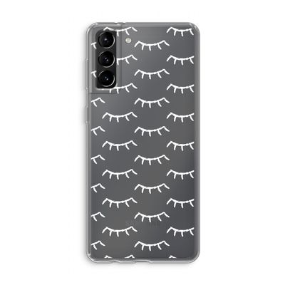 Wimpers: Samsung Galaxy S21 Plus Transparant Hoesje