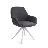 Jesper Home Eetkamerstoel 'Kushi' Turn White, kleur Black-Out