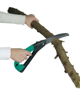 BRÜDER MANNESMANN M30110 zaag Snoeizaag 18 cm Zwart, Groen, Staal