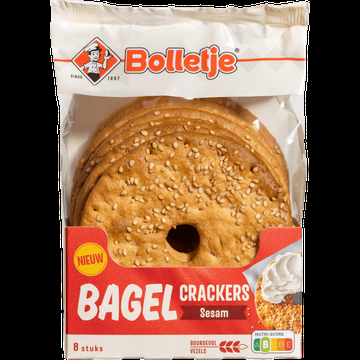 Bagel Crackers Sesam 8 Stuks 225 g bij Jumbo