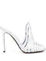 Alevì mules Alessandra 110 mm - Argent