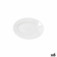 Snackdienblad Bidasoa Serenity Hydrozero Wit Ø 20 cm (6 Stuks)