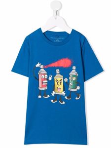 Stella McCartney Kids t-shirt à imprimé graphique - Bleu