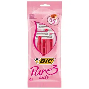 BIC Pure 3 Lady Pink - Set van 4