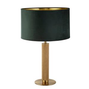 Searchlight Gouden tafellampLondon met groene kap - EU65721GR