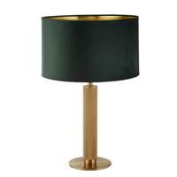 Searchlight Gouden tafellampLondon met groene kap - EU65721GR