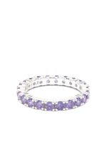 Hatton Labs bague Eternity en argent sterling - Violet