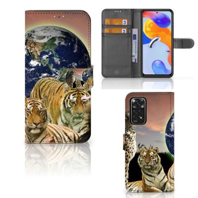 Xiaomi Redmi Note 11 Pro 5G/4G | Telefoonhoesje | Met pasjeshouder | Roofdieren