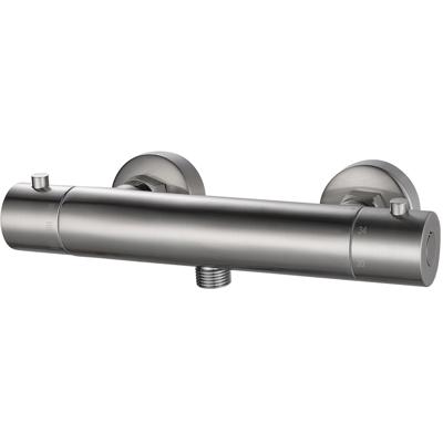 Xellanz Rio Thermostatische Douchemengkraan - 15cm - Geborsteld Staal