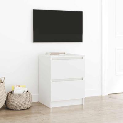 Tv-meubel 40x35x54 cm spaanplaat wit