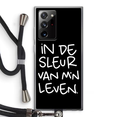 De Sleur: Samsung Galaxy Note 20 Ultra / Note 20 Ultra 5G Transparant Hoesje met koord