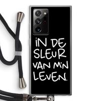 De Sleur: Samsung Galaxy Note 20 Ultra / Note 20 Ultra 5G Transparant Hoesje met koord