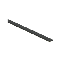 PVC Bies 2,3 x 10 mm x 100 cm - zwart (per stuk)