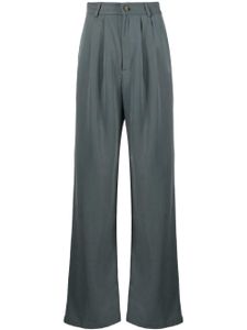 Reformation pantalon ample Mason à taille haute - Vert